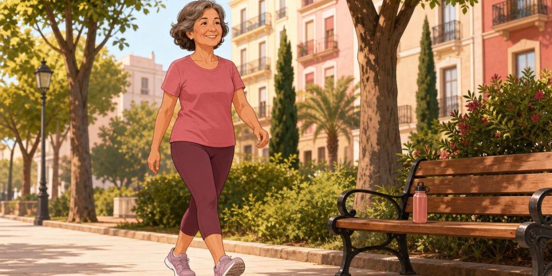 Caminar con regularidad después de los 60 protege corazón y articulaciones.