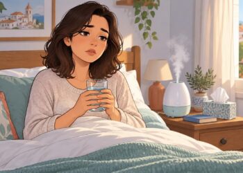 La boca seca matutina puede indicar respiración bucal durante el sueño.