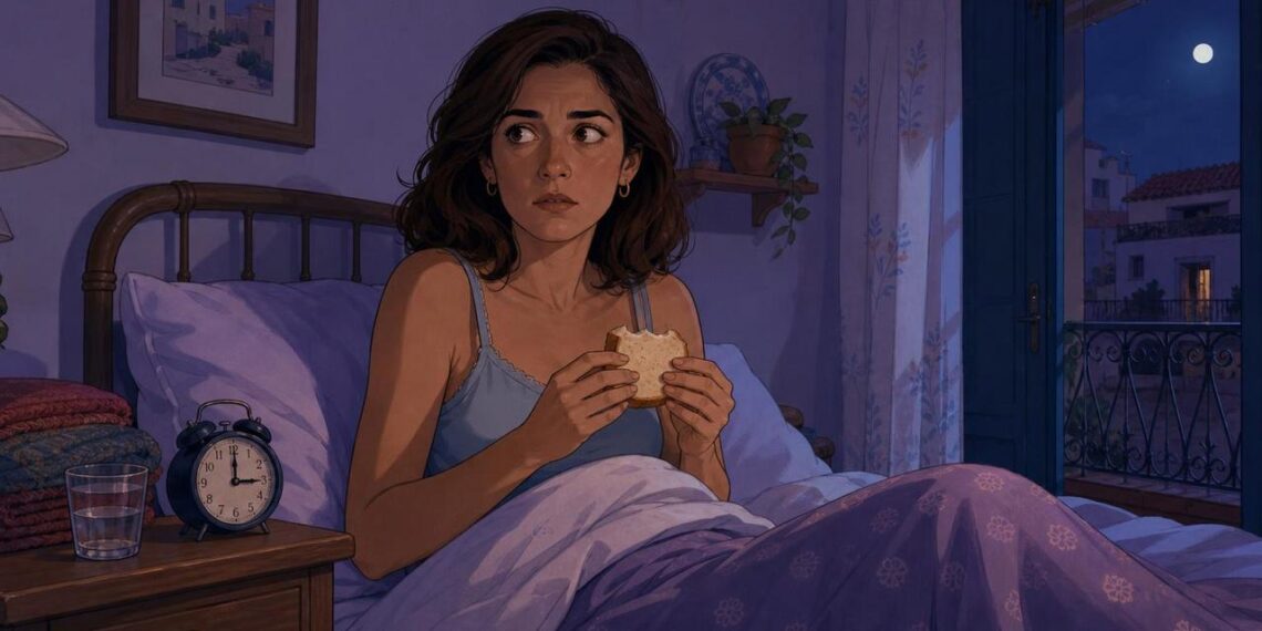 Despertarse de madrugada puede relacionarse con una bajada nocturna de glucosa.