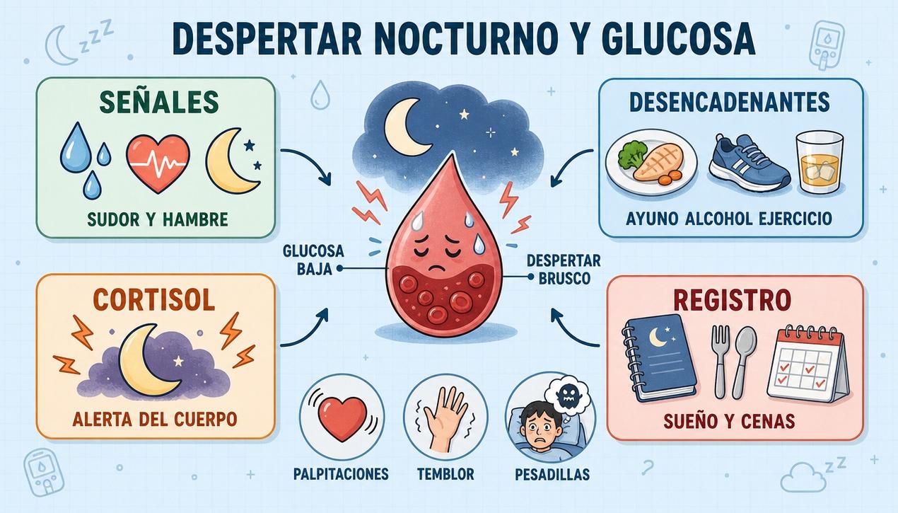 Señales, desencadenantes, cortisol y registro orientan el origen del despertar nocturno.