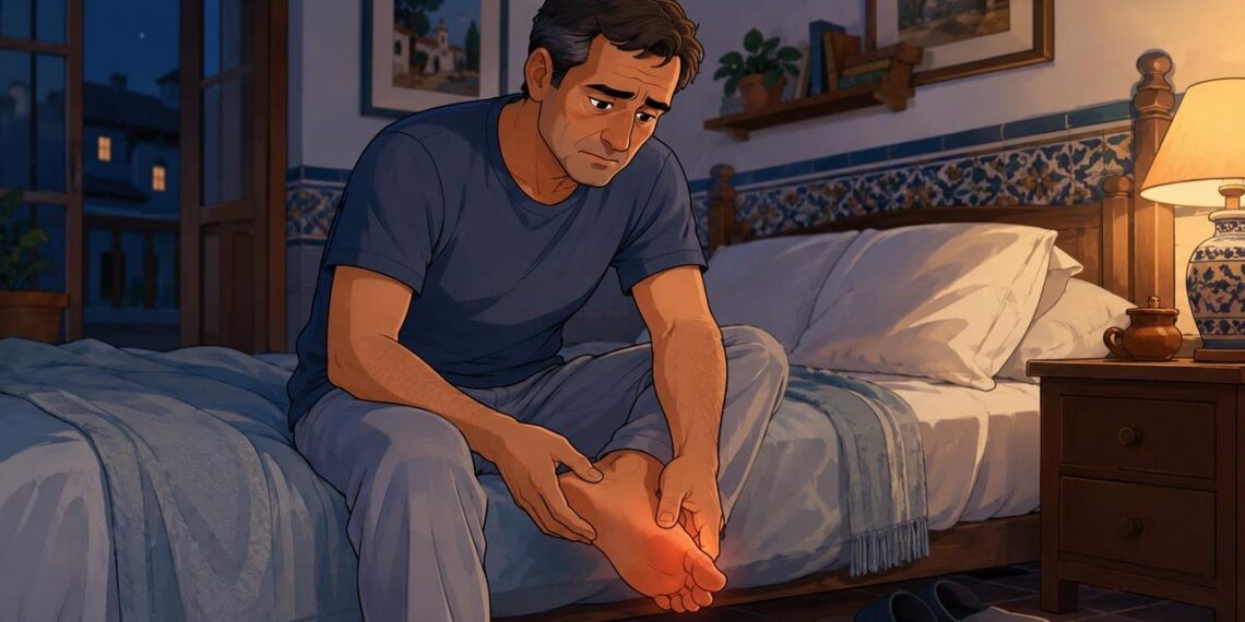 El ardor nocturno en los pies puede relacionarse con nervios o circulación.