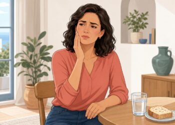 El dolor al masticar puede originarse en la mandíbula y el bruxismo.