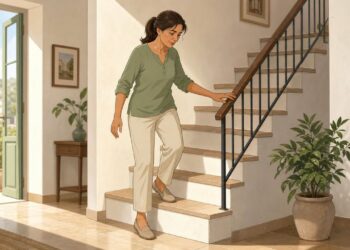 Bajar escaleras puede revelar debilidad del cuádriceps, no solo artrosis.