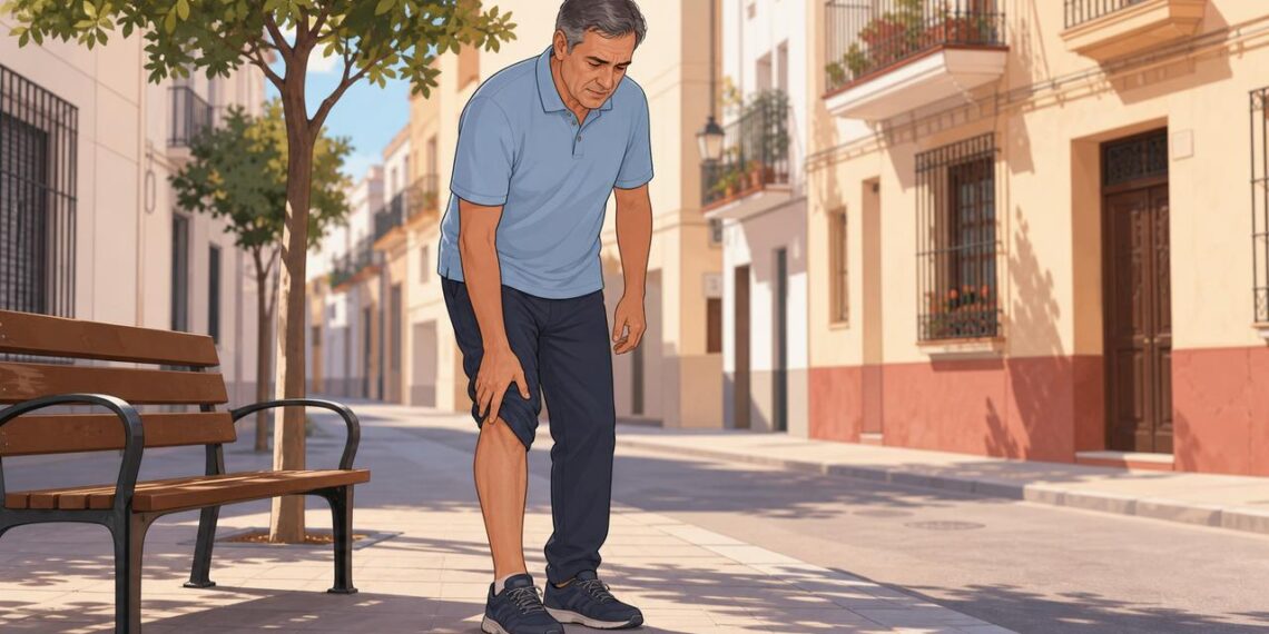 El dolor al caminar puede revelar mala circulación arterial en las piernas.