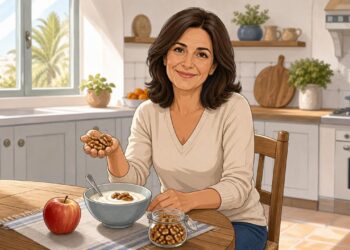 Las nueces pueden ayudar a reducir el colesterol LDL dentro de una dieta equilibrada.