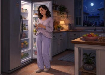 El hambre nocturna puede relacionarse con estrés, sueño insuficiente y cortisol alto.