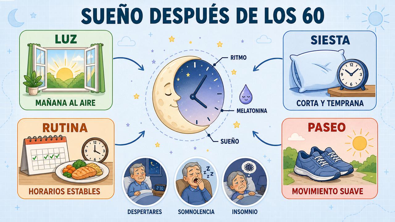 Luz, siestas, rutina y paseo ayudan a reajustar el reloj interno.