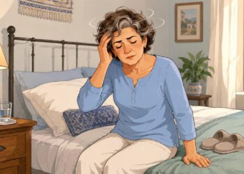 El vértigo posicional puede aparecer al girarse en la cama después de los 60.