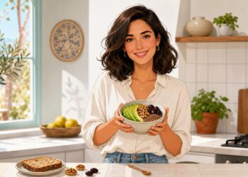 Aguacate, aceitunas, lino y frutos secos aportan grasas saludables cada día.