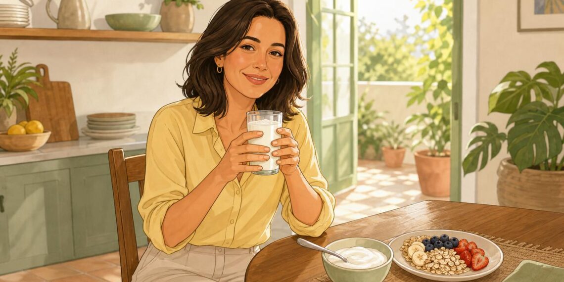 Kéfir y yogur pueden apoyar la microbiota según tolerancia y constancia diaria.