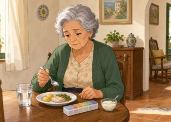 La pérdida de apetito en mayores puede relacionarse con fármacos y cambios del gusto.