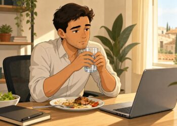 Una comida pesada y poca agua pueden nublar la concentración vespertina.