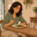 Comer demasiado rápido puede agravar la hinchazón abdominal tras las comidas.