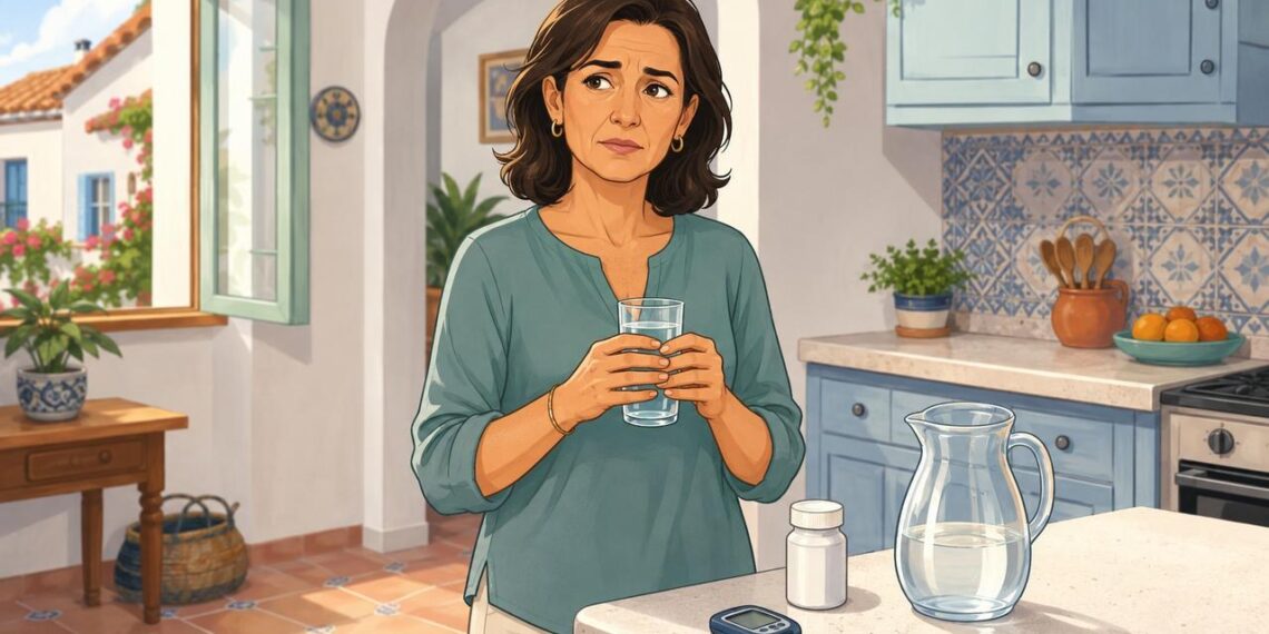 La sed persistente puede relacionarse con glucosa alta o medicamentos habituales.