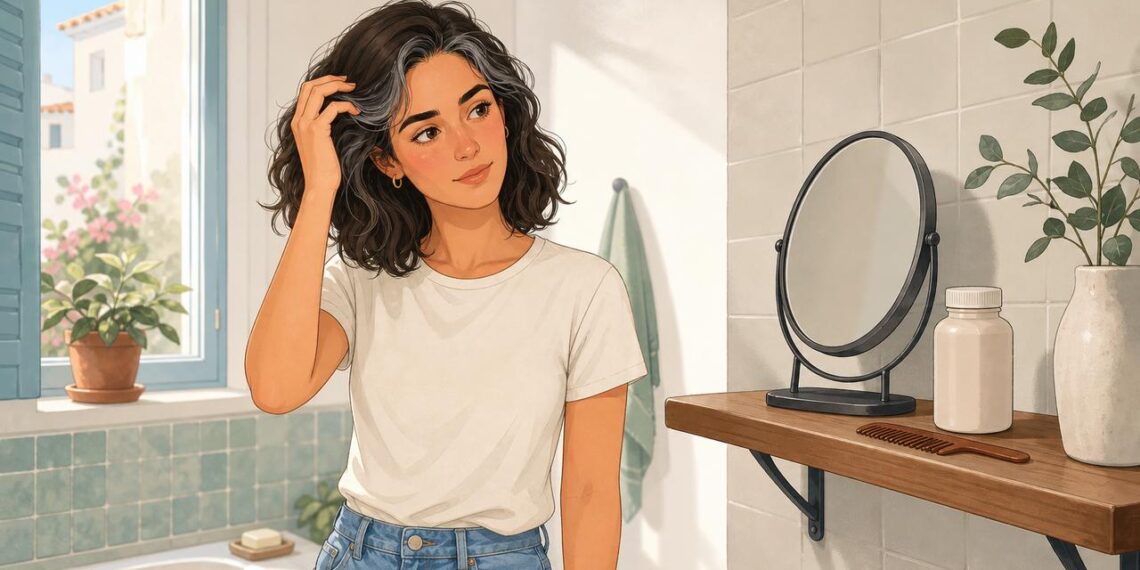 Las canas prematuras pueden relacionarse con estrés oxidativo y déficits nutricionales.