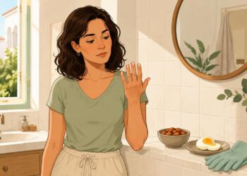 Las uñas frágiles pueden reflejar déficits de hierro, biotina y proteínas.