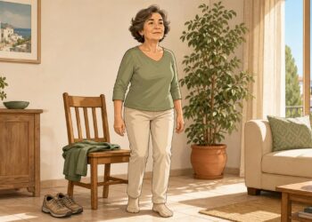 Levantarse sin manos refleja fuerza, equilibrio y autonomía funcional después de los 60.