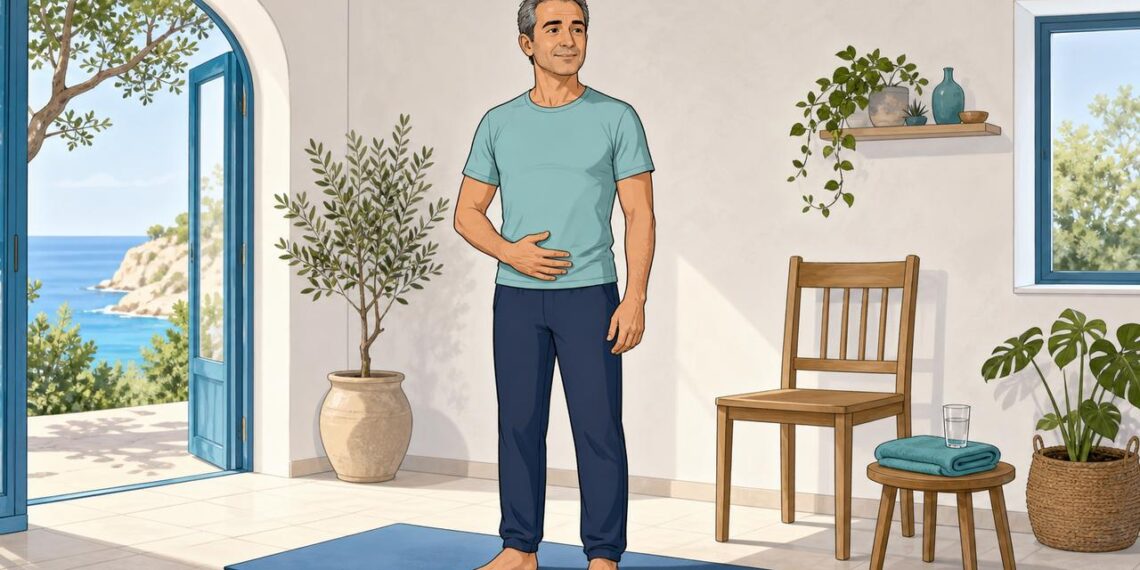 Los ejercicios de Kegel ayudan al control urinario masculino después de los 50.