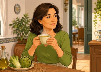 La infusión de alcachofa puede apoyar la digestión en personas con hígado graso.