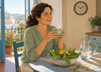 El té de diente de león puede aliviar la hinchazón si se toma temprano.