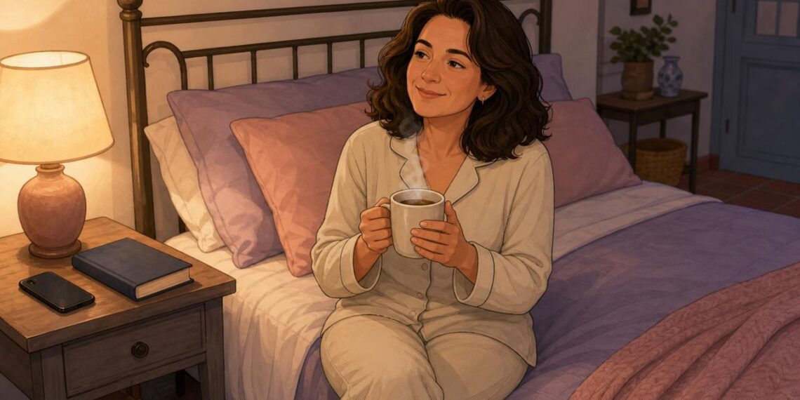 El té de valeriana puede acompañar la relajación cuando aparece ansiedad nocturna.