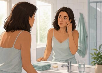 La hinchazón matinal de los párpados puede relacionarse con sal y alergias.