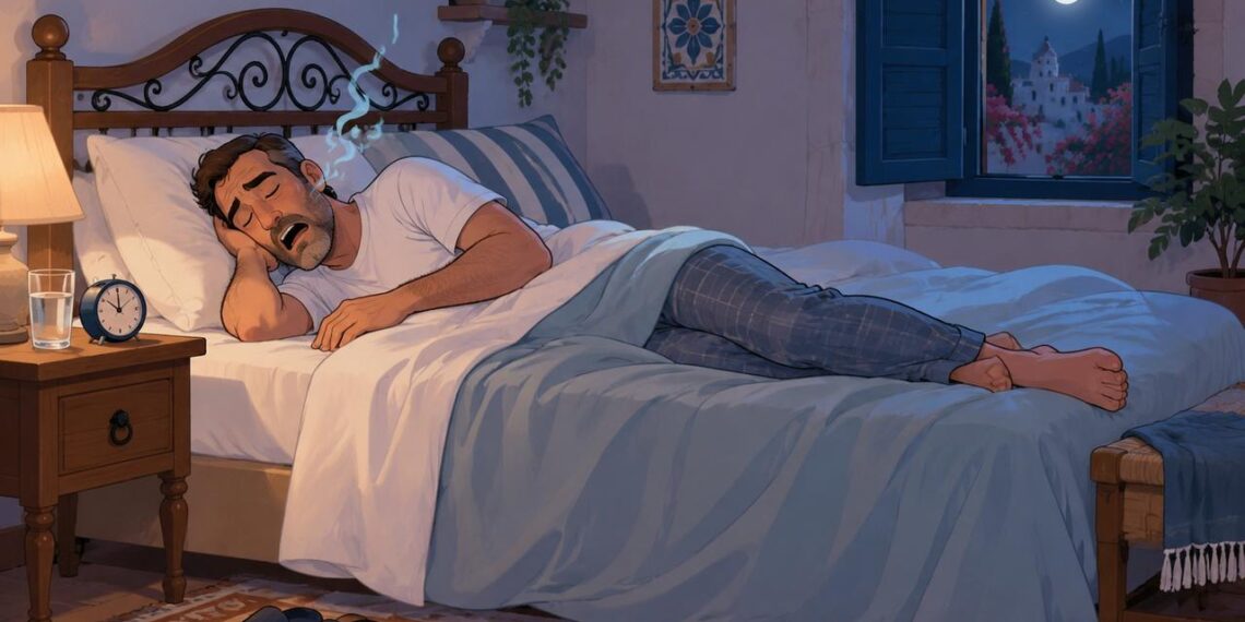 Los ronquidos intensos pueden indicar apnea del sueño y mala oxigenación nocturna.
