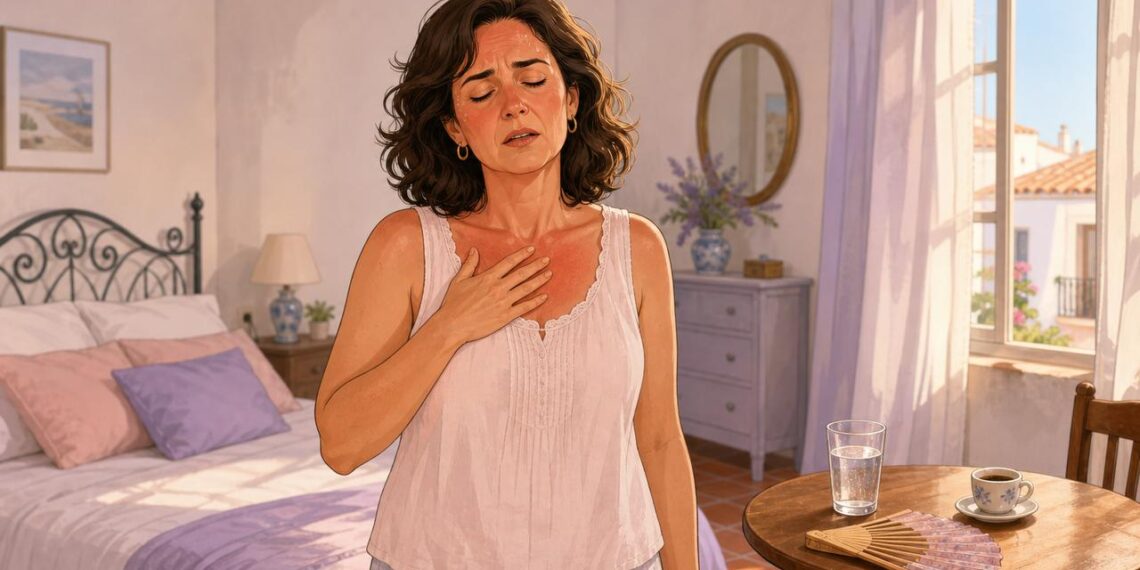 Los sofocos en menopausia pueden empeorar por estrés, calor y desencadenantes alimentarios.