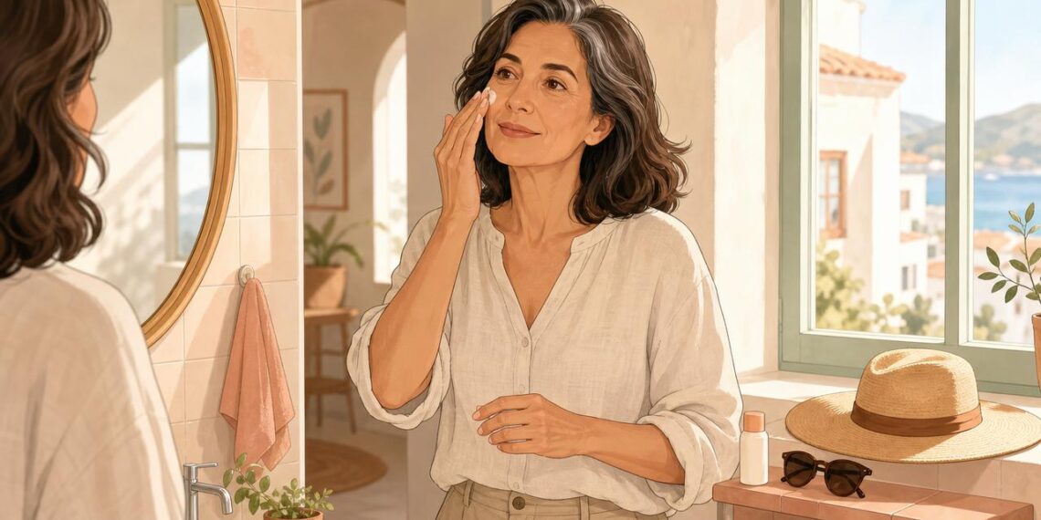 La fotoprotección diaria ayuda a prevenir manchas visibles después de los 50.