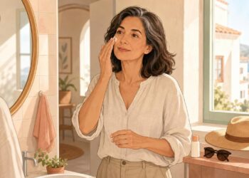 La fotoprotección diaria ayuda a prevenir manchas visibles después de los 50.
