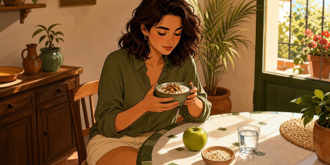 Las nueces pueden integrarse en desayunos que apoyen atención y rendimiento mental.