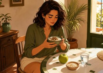 Las nueces pueden integrarse en desayunos que apoyen atención y rendimiento mental.