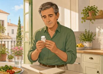 El omeprazol prolongado puede afectar la absorción de vitamina B12 y magnesio.