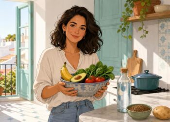 Alimentos ricos en potasio para apoyar músculos, líquidos y presión arterial.