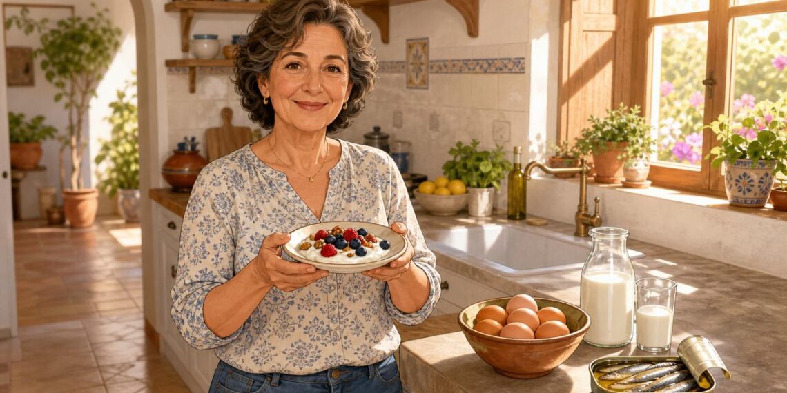 La proteína diaria ayuda a preservar músculo y fuerza después de los 60.