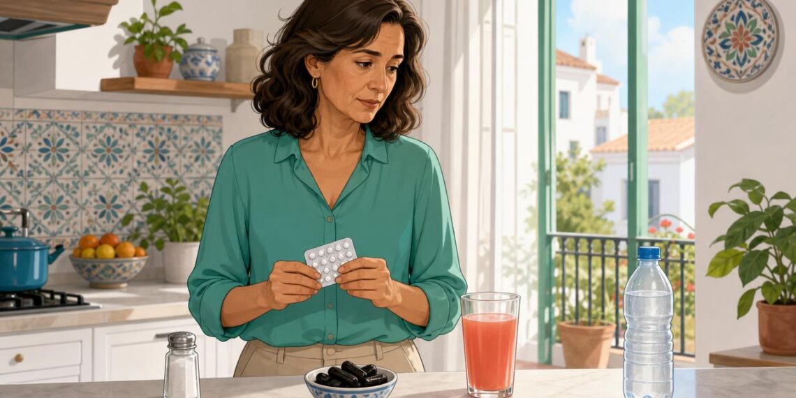 Algunos alimentos y bebidas pueden alterar el efecto de la medicación antihipertensiva.