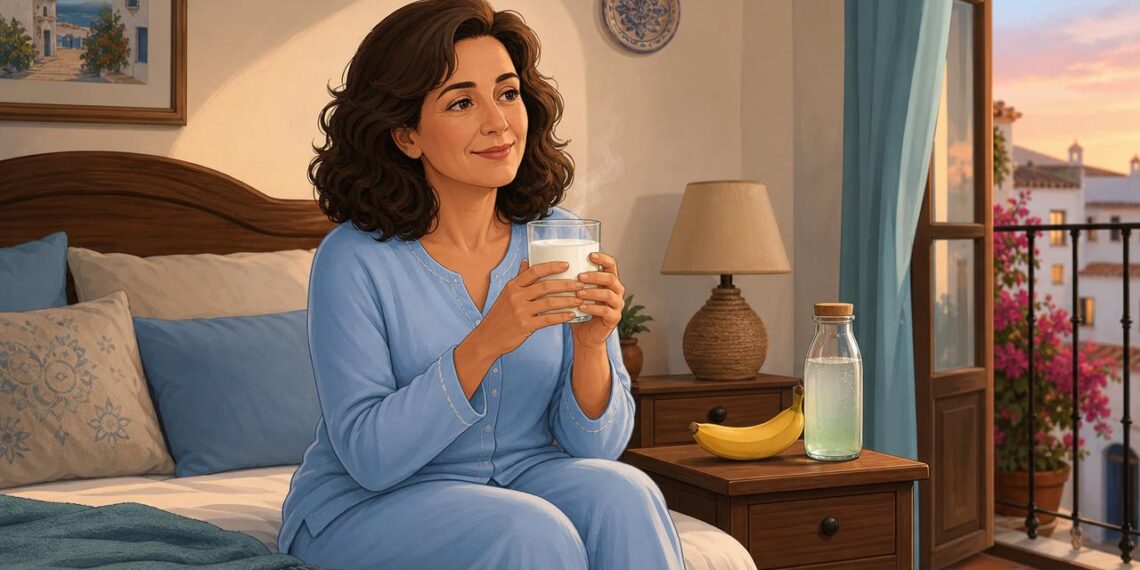 Bebidas con minerales pueden favorecer la relajación muscular antes de dormir.