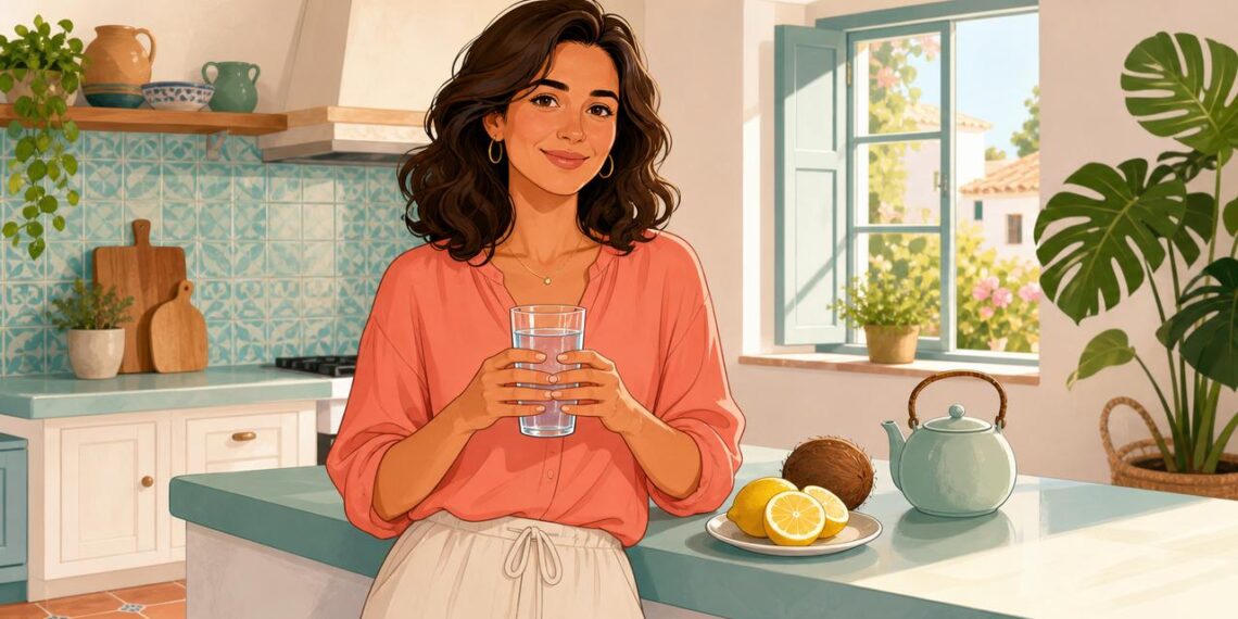 Empezar el día con agua favorece una hidratación más amable con los riñones.