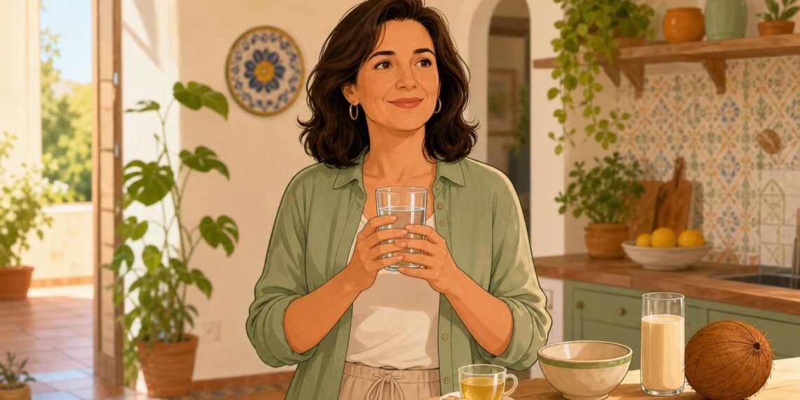 Agua, jengibre suave y avena pueden aliviar la acidez ocasional.