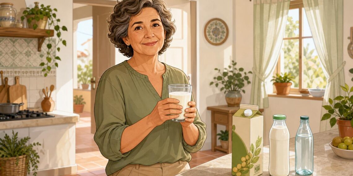 Bebidas con calcio y proteína pueden apoyar la salud ósea después de los 60.