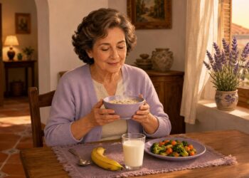 Una cena ligera y templada puede favorecer el sueño después de los 60.