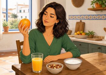 La fruta entera suele favorecer una respuesta glucémica más estable que el zumo.