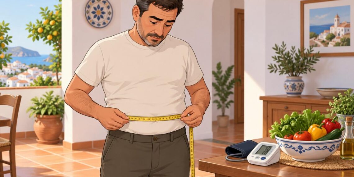 El perímetro abdominal orienta sobre el riesgo ligado a la grasa visceral.