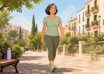 La osteopenia puede frenarse con ejercicio y hábitos protectores del hueso.