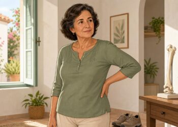La osteoporosis debilita el hueso y aumenta el riesgo de fracturas silenciosas.