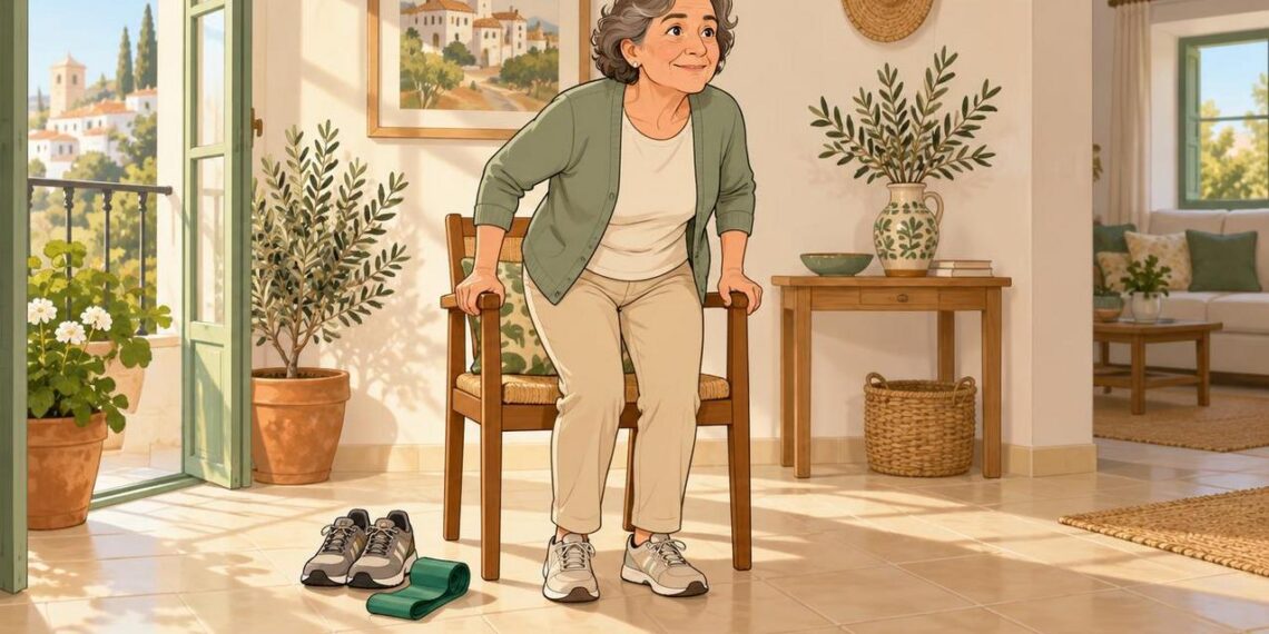 La sarcopenia reduce fuerza y autonomía en muchas personas mayores.