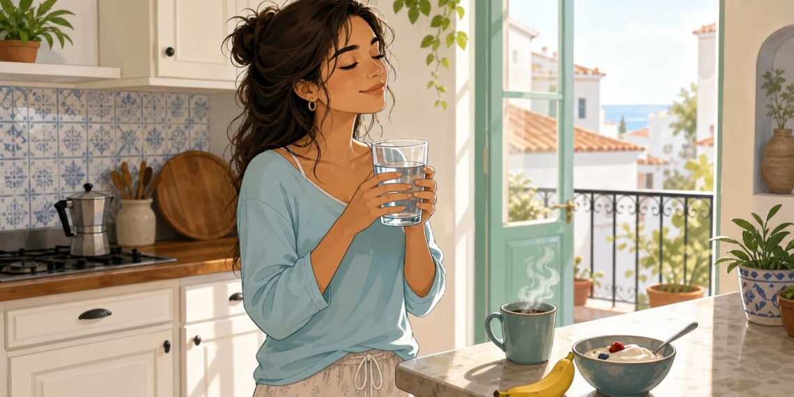 Agua, desayuno suave y cafeína temprana ayudan tras una mala noche.