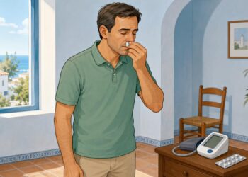 La epistaxis frecuente puede relacionarse con tensión alta y anticoagulantes.
