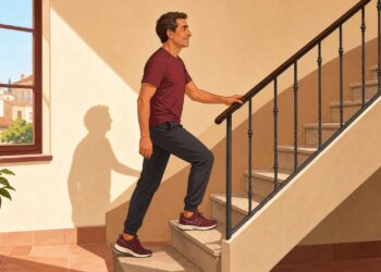 Subir escaleras a diario puede mejorar corazón, piernas y glucosa.