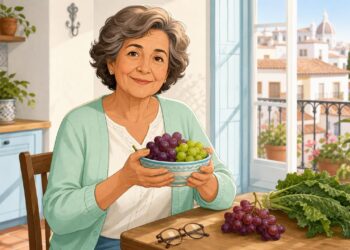 Las uvas aportan compuestos estudiados por su posible apoyo a la mácula.